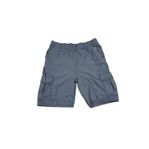 Boys' 16 Husky Cargo Shorts - The Children's Place - Gray Elastic Waistband